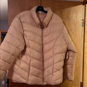 Time and Tru Blush Puffer Jacket